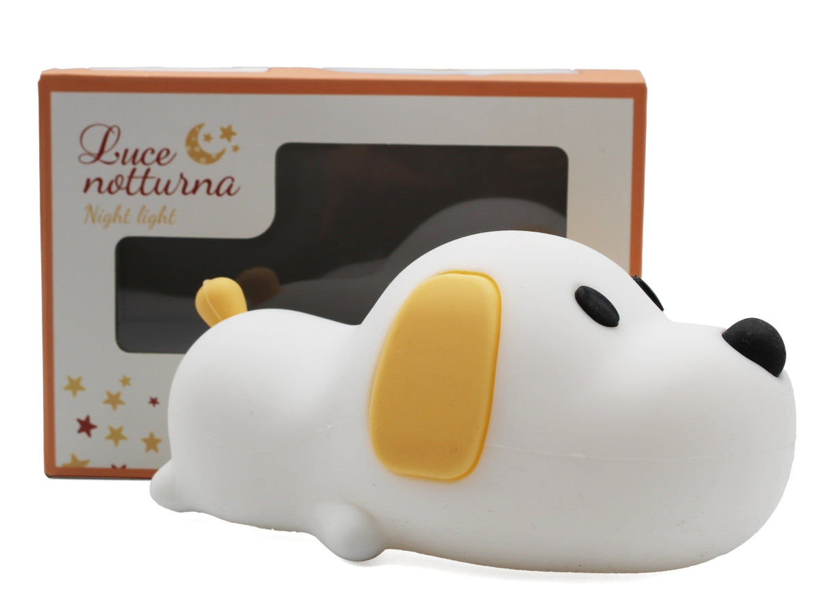 Luci notturne assortite a forma di pulcino, stella, unicorno e cane