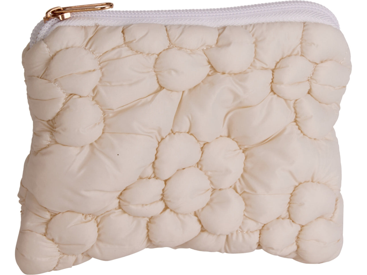 Pochette in nylon bianco 10x16cm