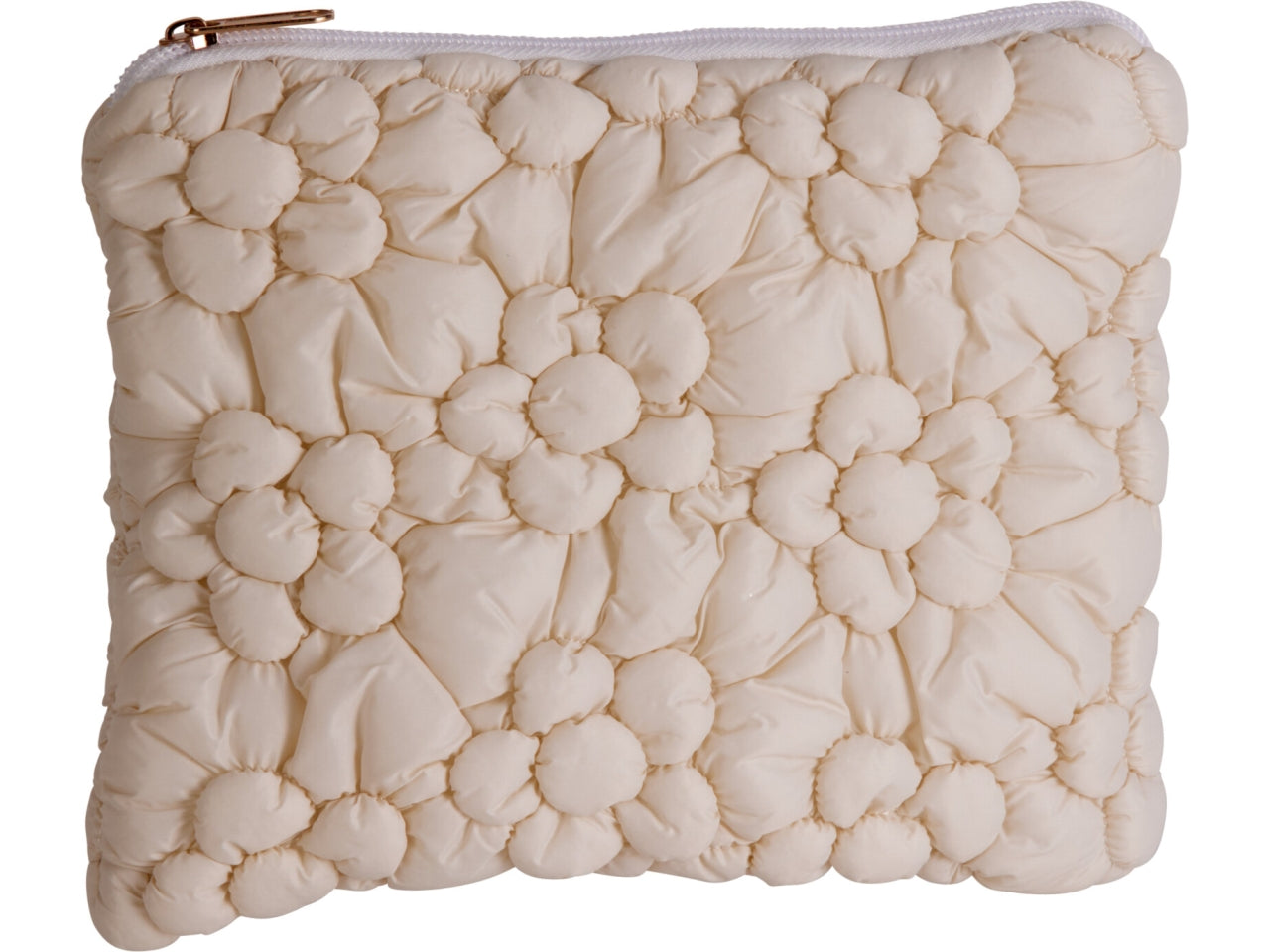 Pochette in nylon bianco 21x16cm