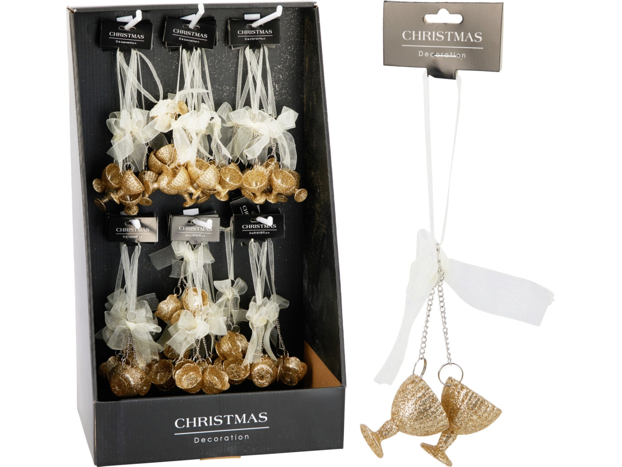 Appendino calici 16cm oro assortiti