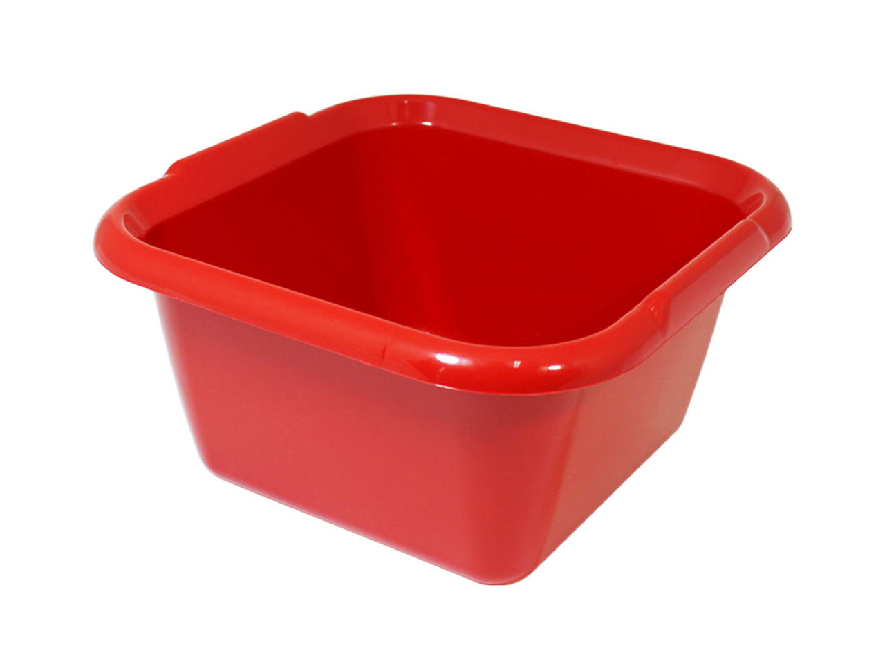 Bacinella quadra isi 40x40cm 18l rosso brillante