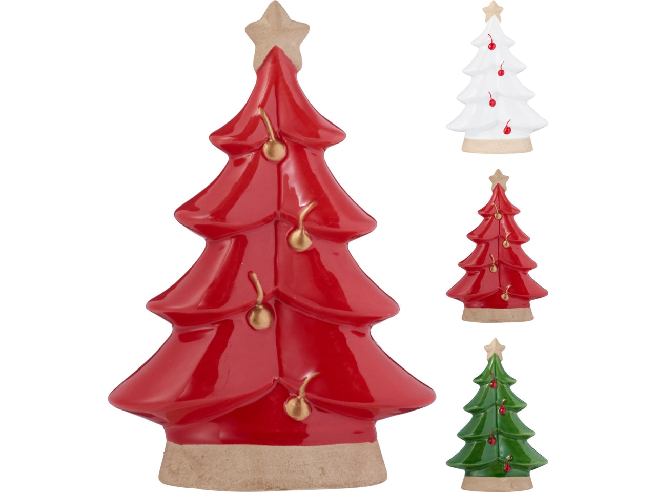 Albero 12cm porcellana colori assortiti