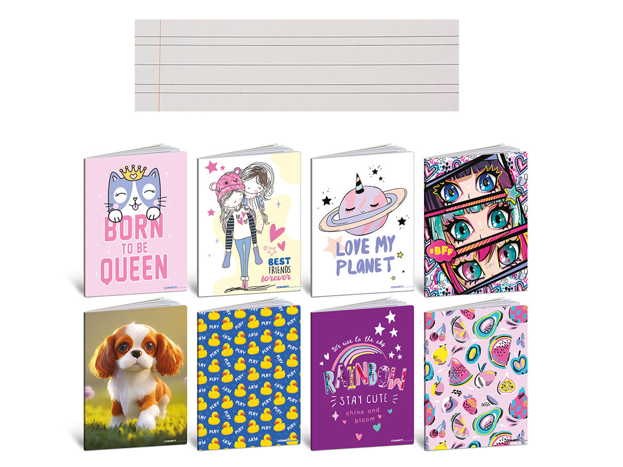 Quaderno maxi kid girl 20fg+1 confezione da 10 pezzi rigatura B