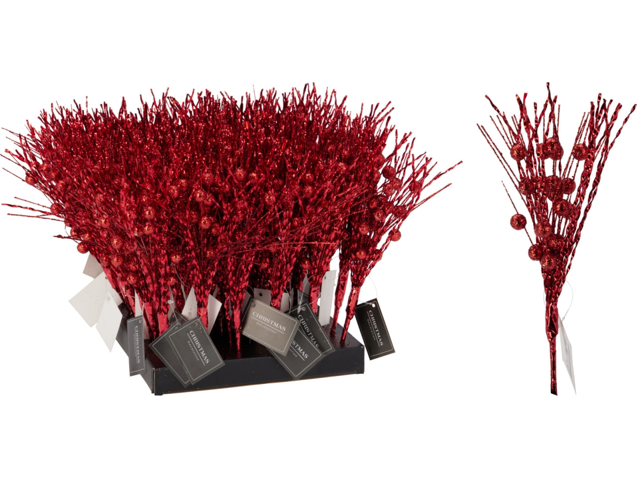 Ramo 23cm rosso metallic