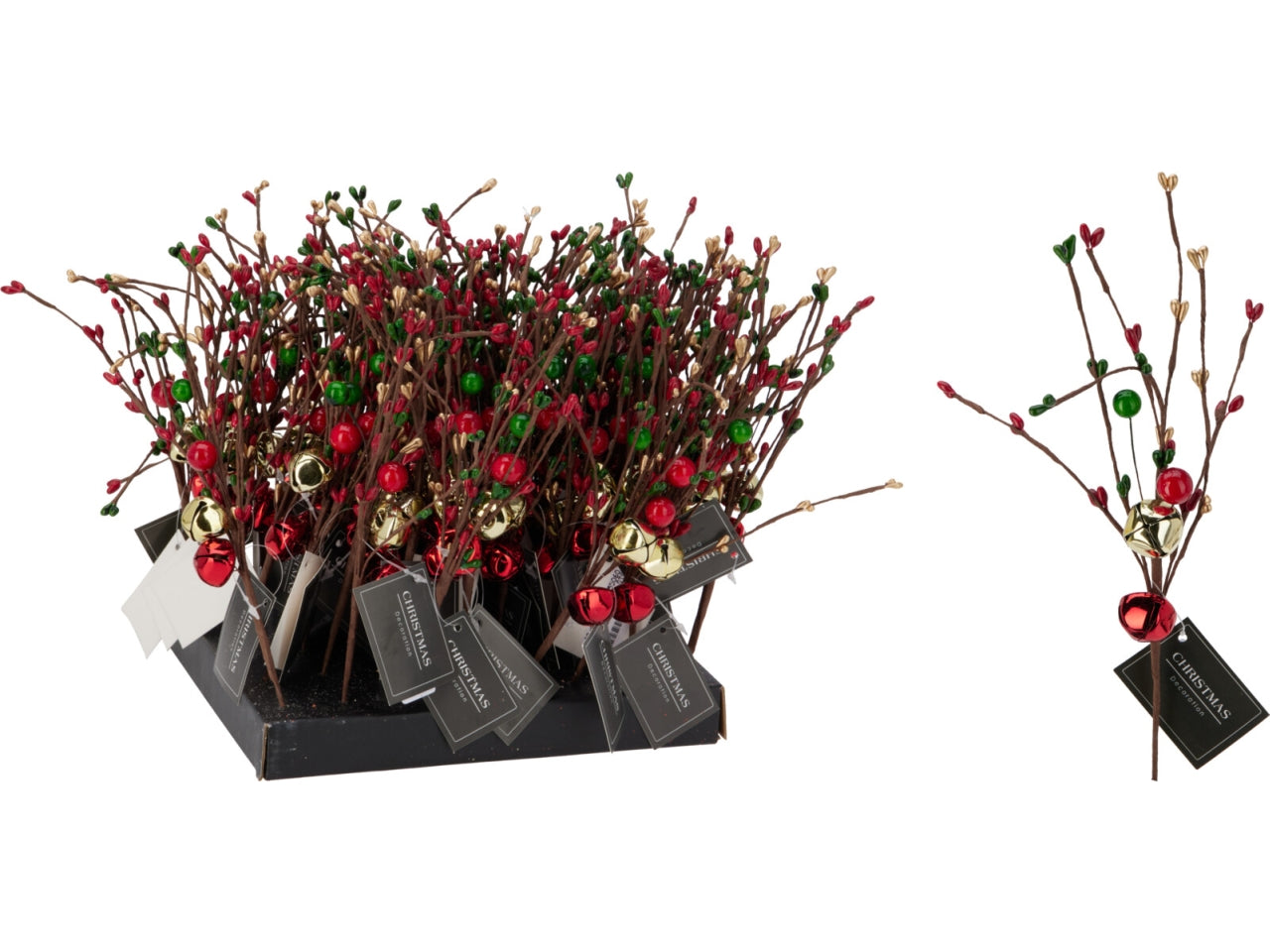 Ramo 23cm bacche e campanelle