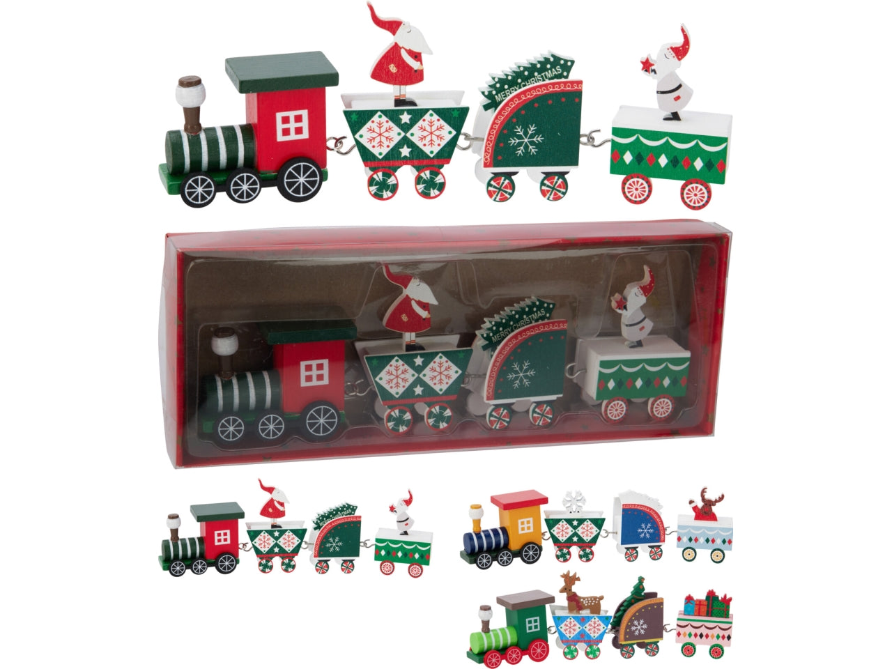 Trenino in mdf 18cm, modelli assortiti