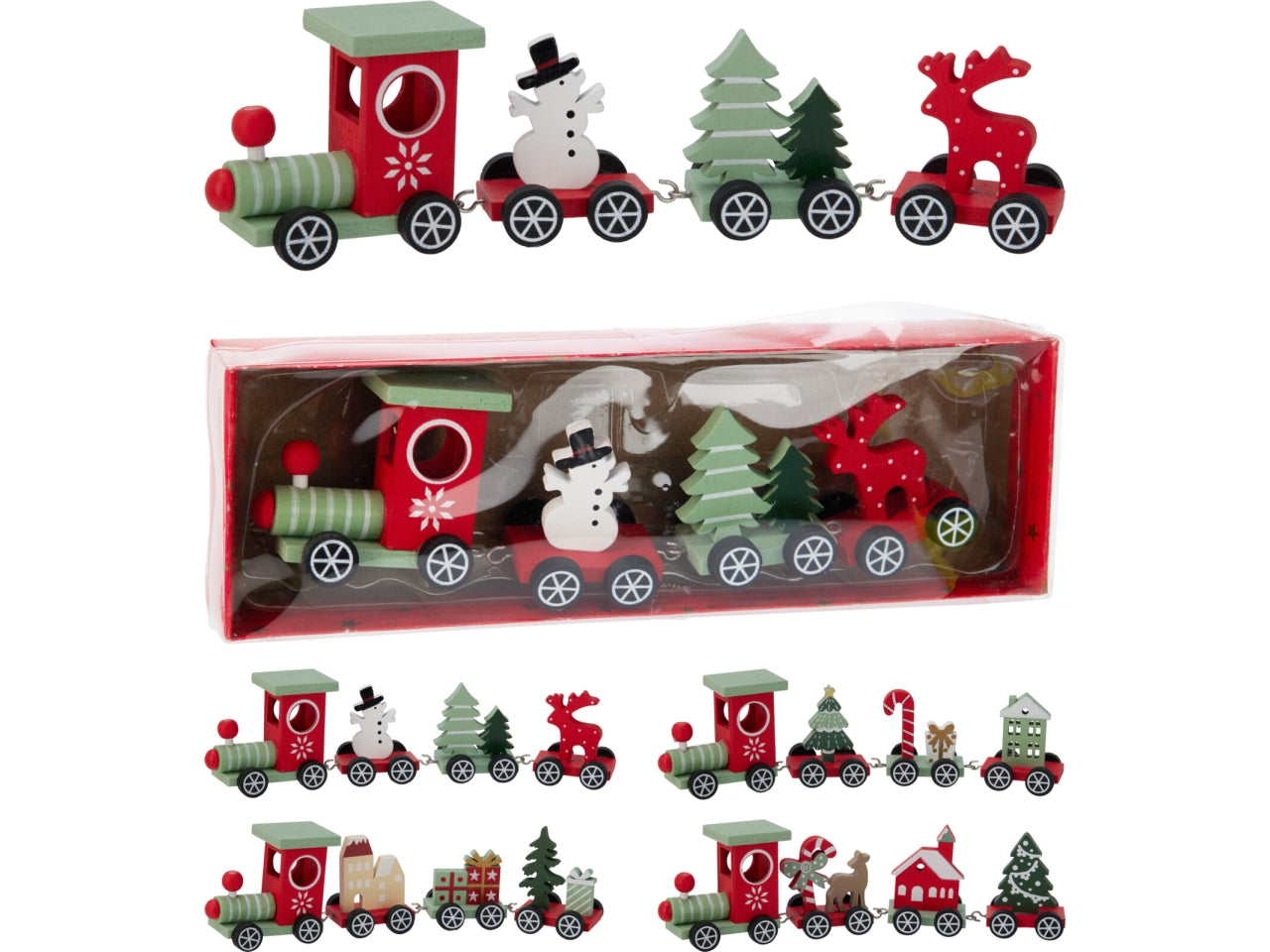Trenino in mdf 20cm, modelli assortiti