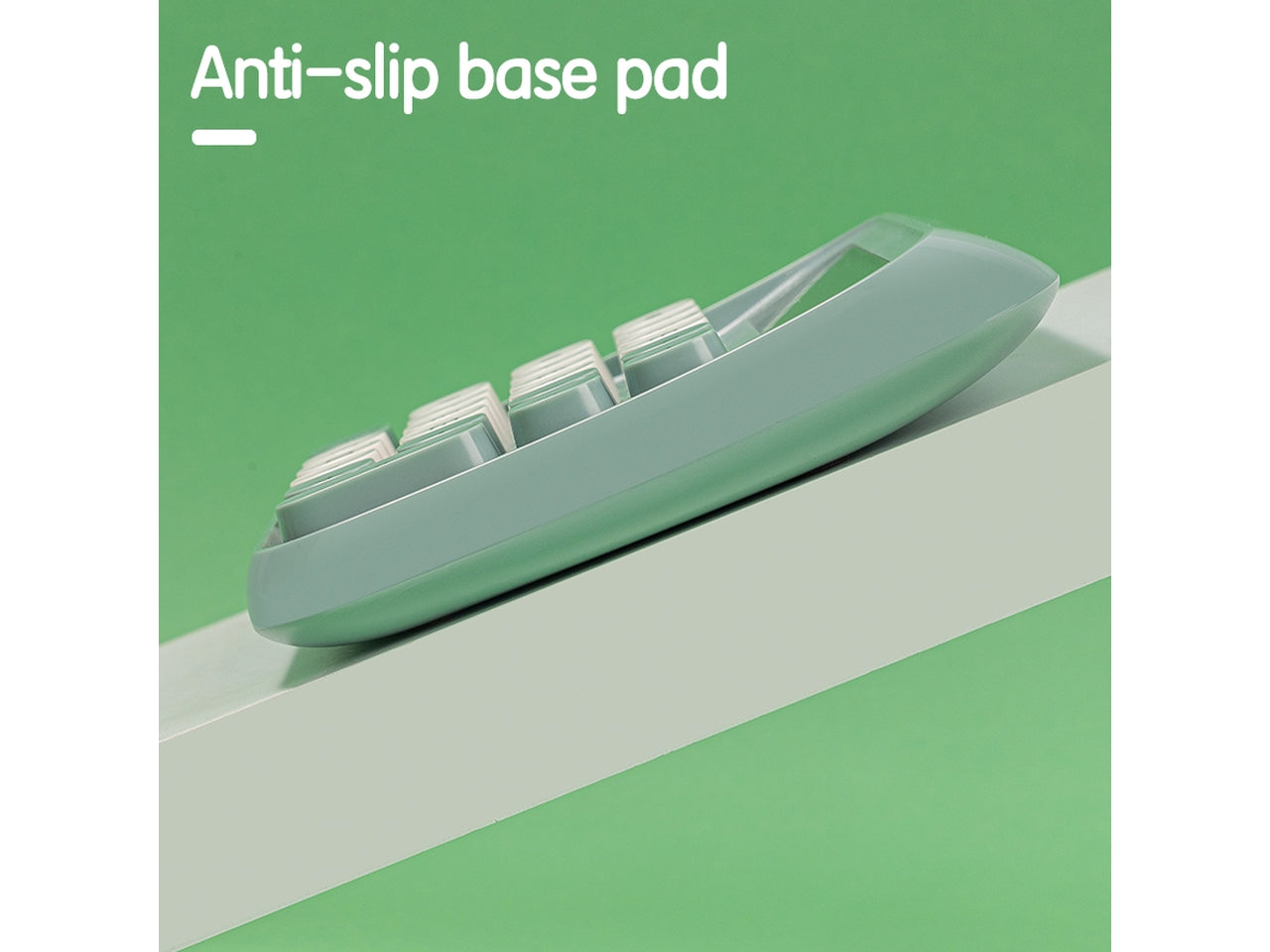 Calcolatrice 12 cifre tasti a rilievo verde pastello