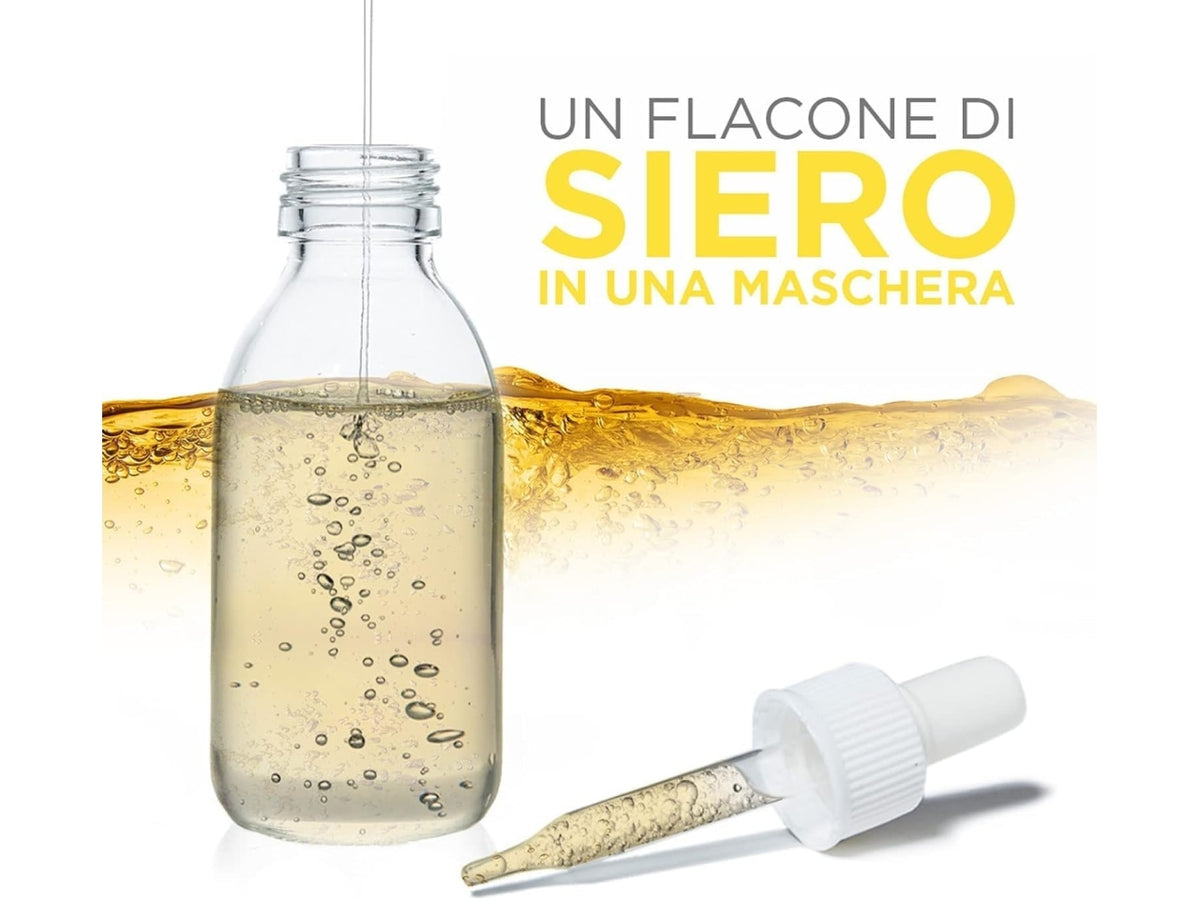 Garnier maschera viso in tessuto con vitamina C, idratante