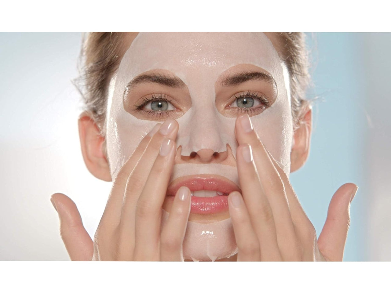 Garnier maschera viso in tessuto hydrabomb blu rimpolpante