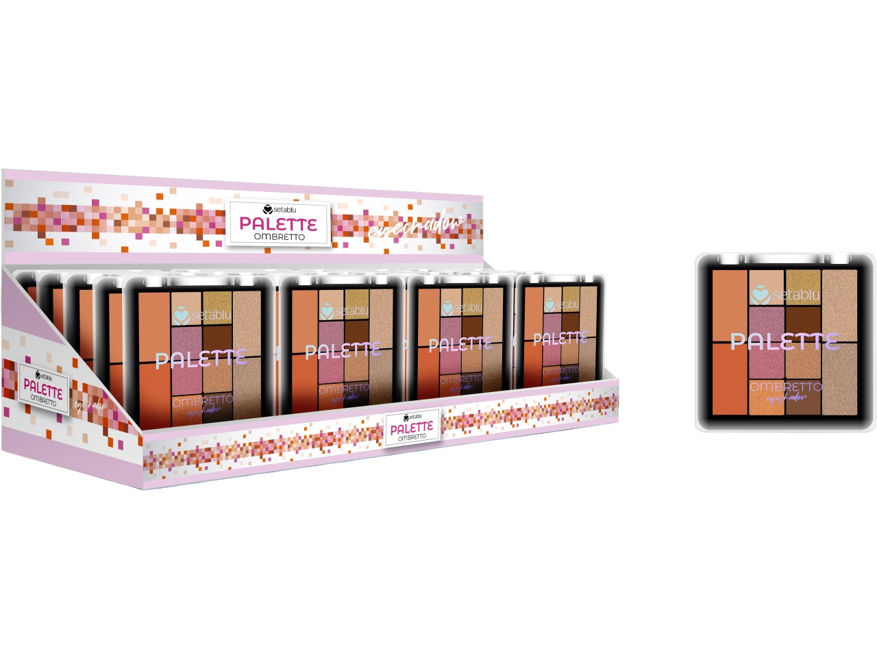 Palette ombretti delice 12 colori