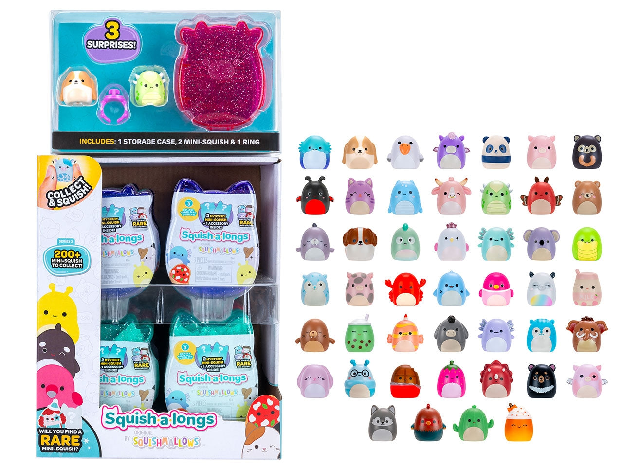 Squish a longs surprise pack 2 personaggi e accessori assortito