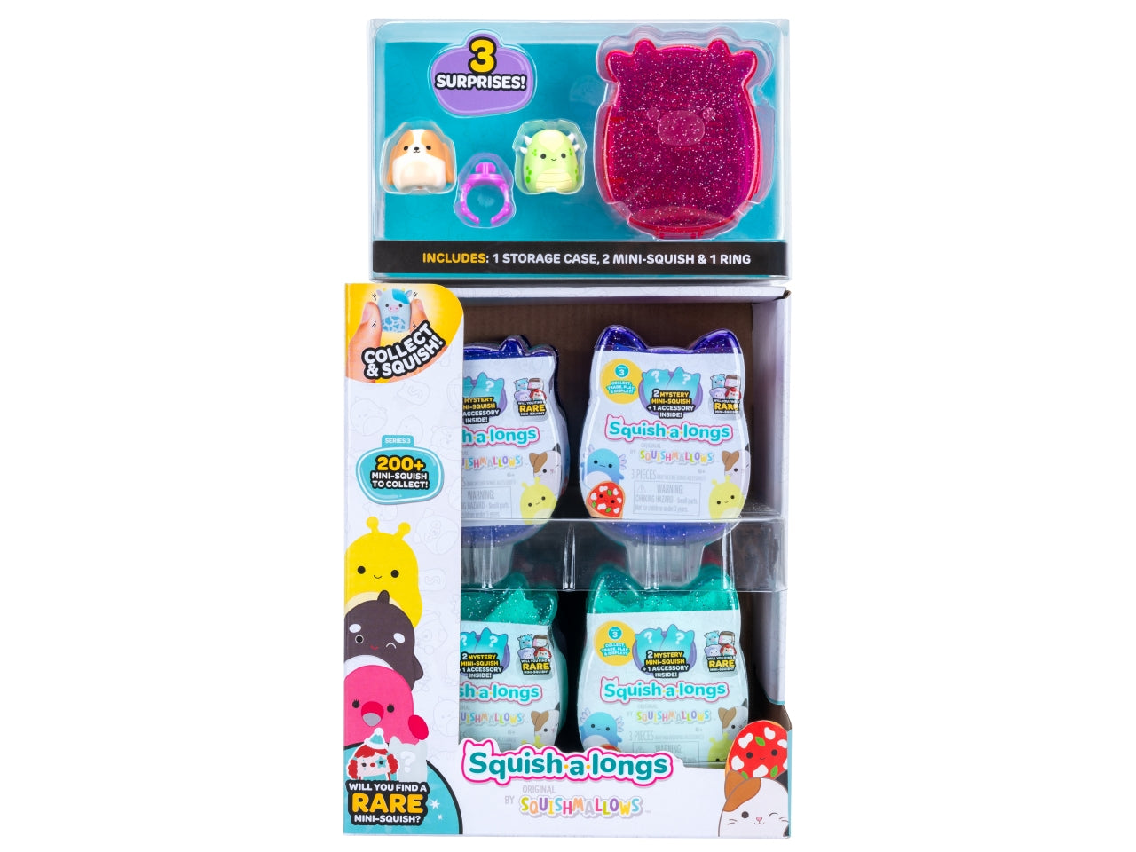 Squish a longs surprise pack 2 personaggi e accessori assortito