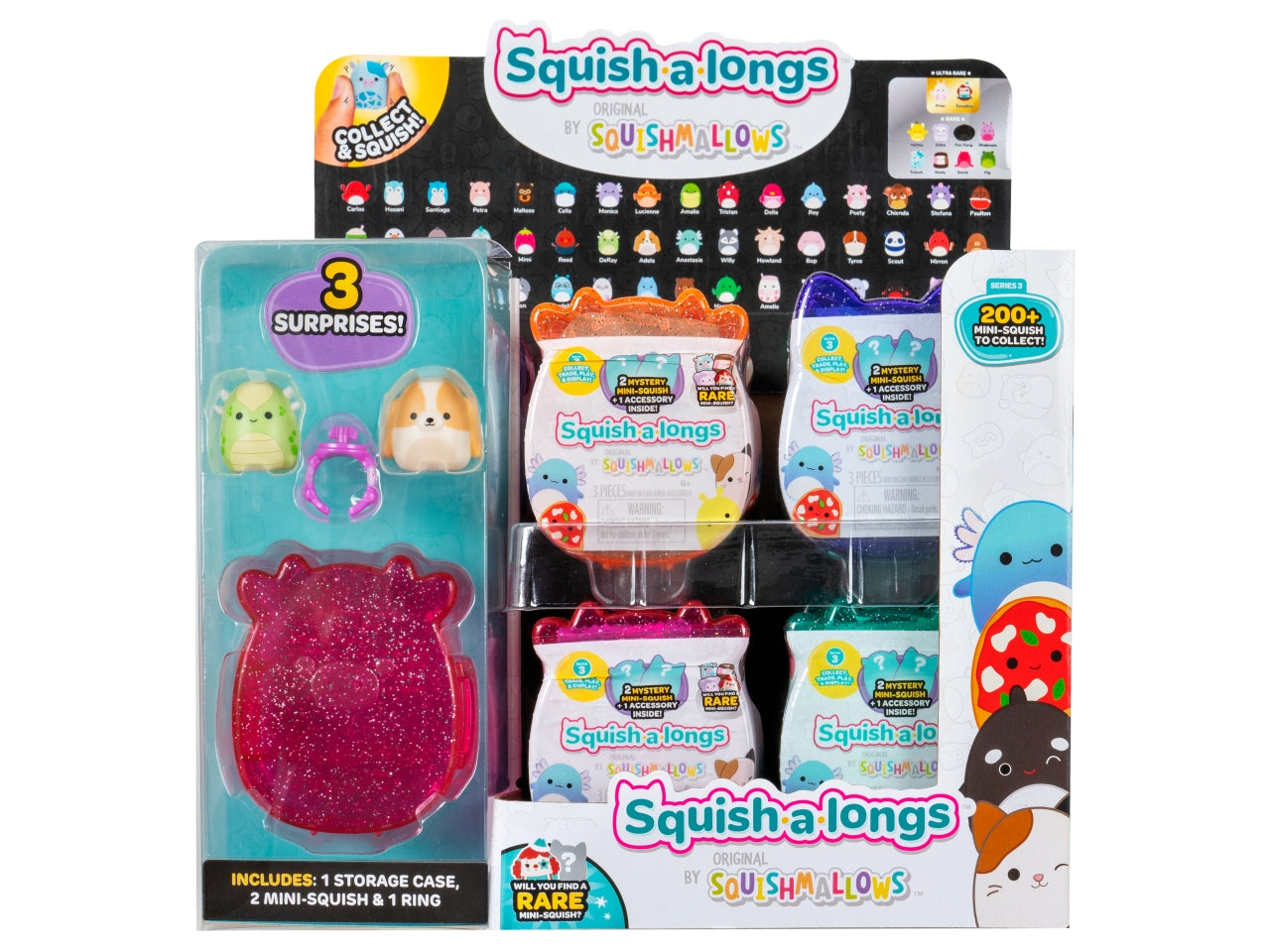 Squish a longs surprise pack 2 personaggi e accessori assortito