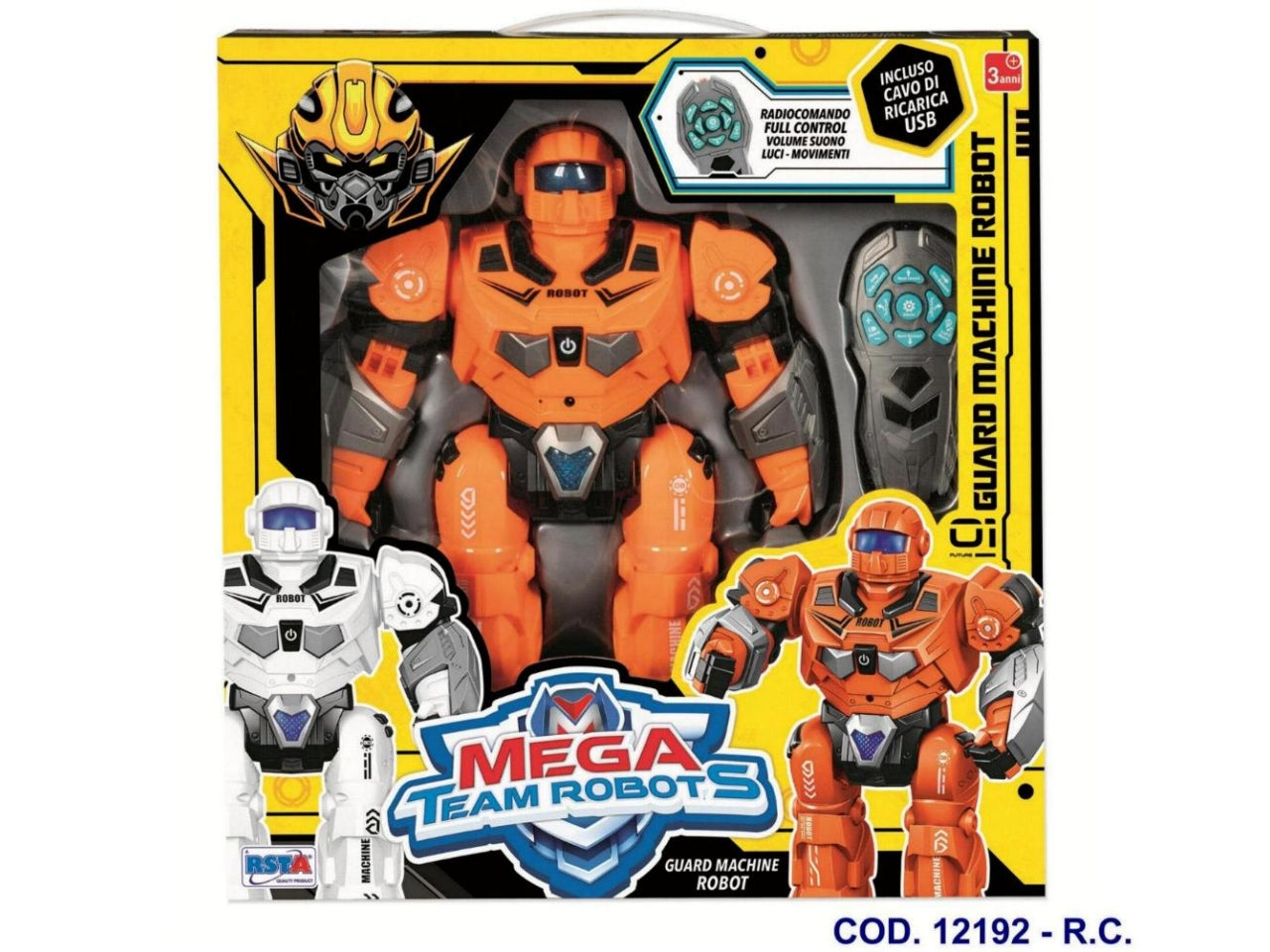 Robot radiocomandato guard machine