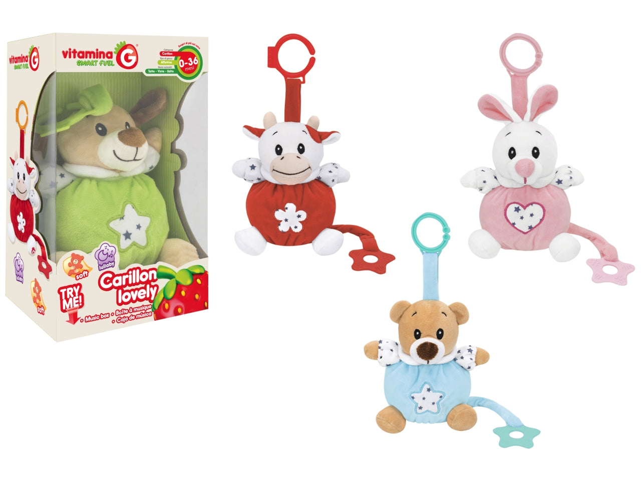 Vitamina G animale carillon cm17 assortiti