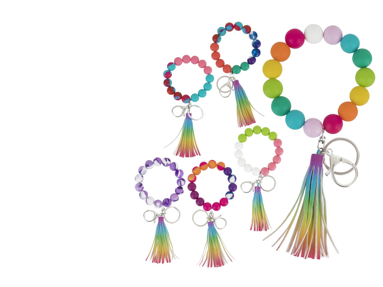 Teen up braccialetto con portachiavi assortiti