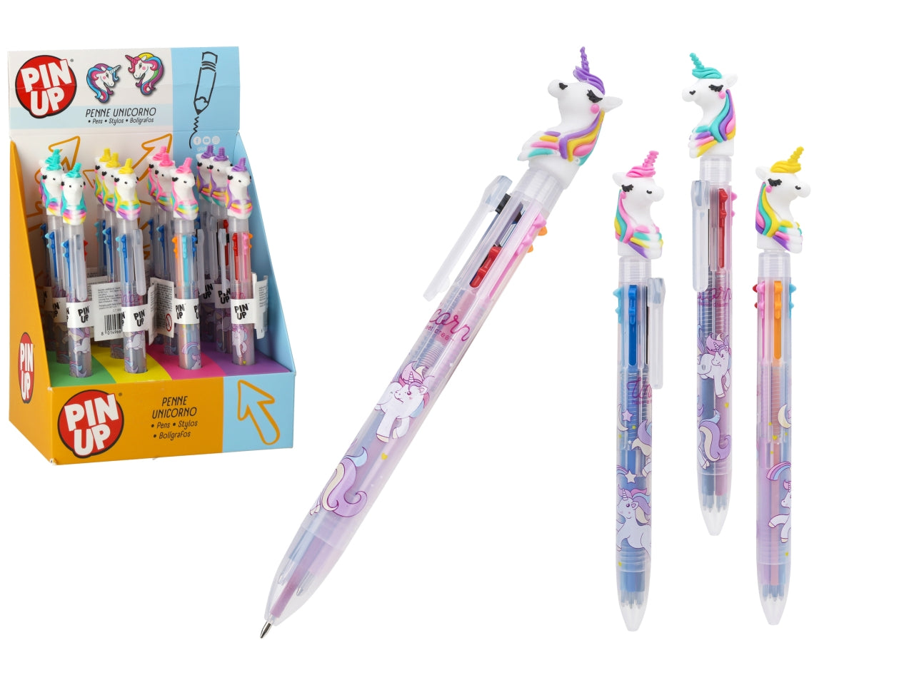 Teen up penna unicorno multicolore 4 colorazione