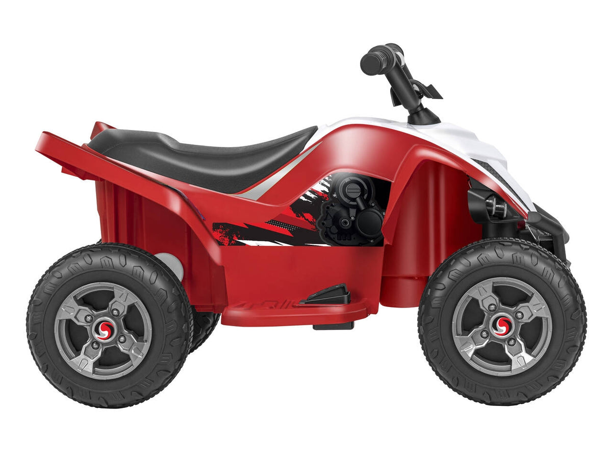 E-spidko quad a batteriali-ion 12v di colore rosso