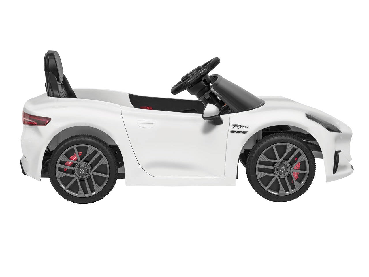 E-spidko auto Maserati granturismo batteria li-ion 12v di colore bianco