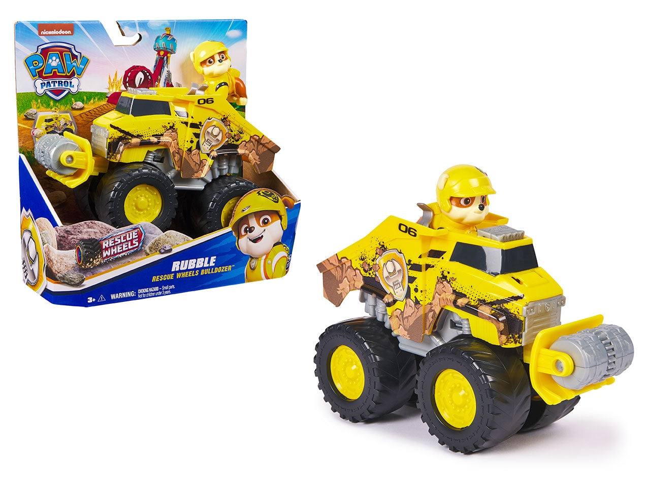 Paw patrol veicolo tematizzato rescue wheels rubble