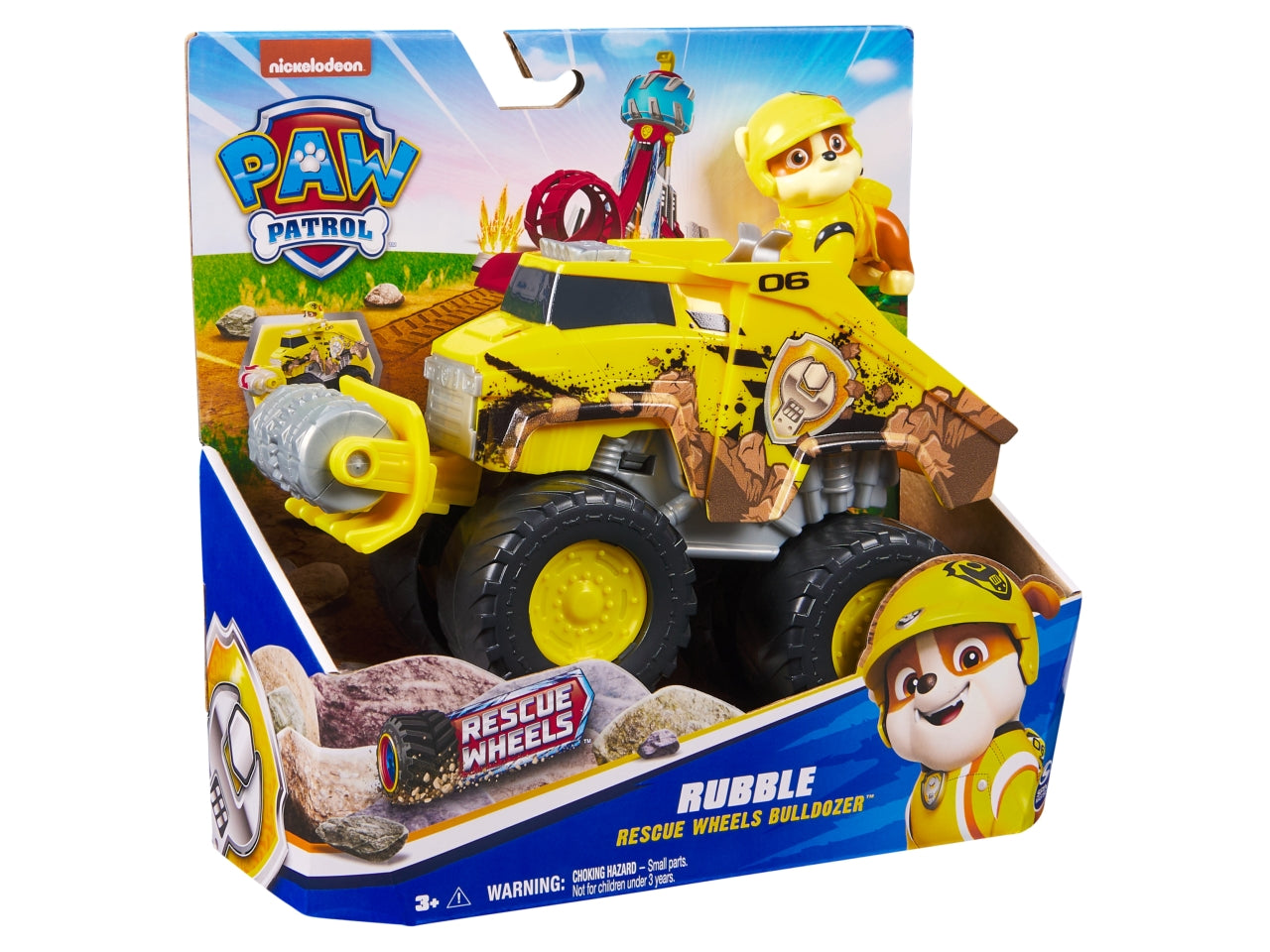 Paw patrol veicolo tematizzato rescue wheels rubble