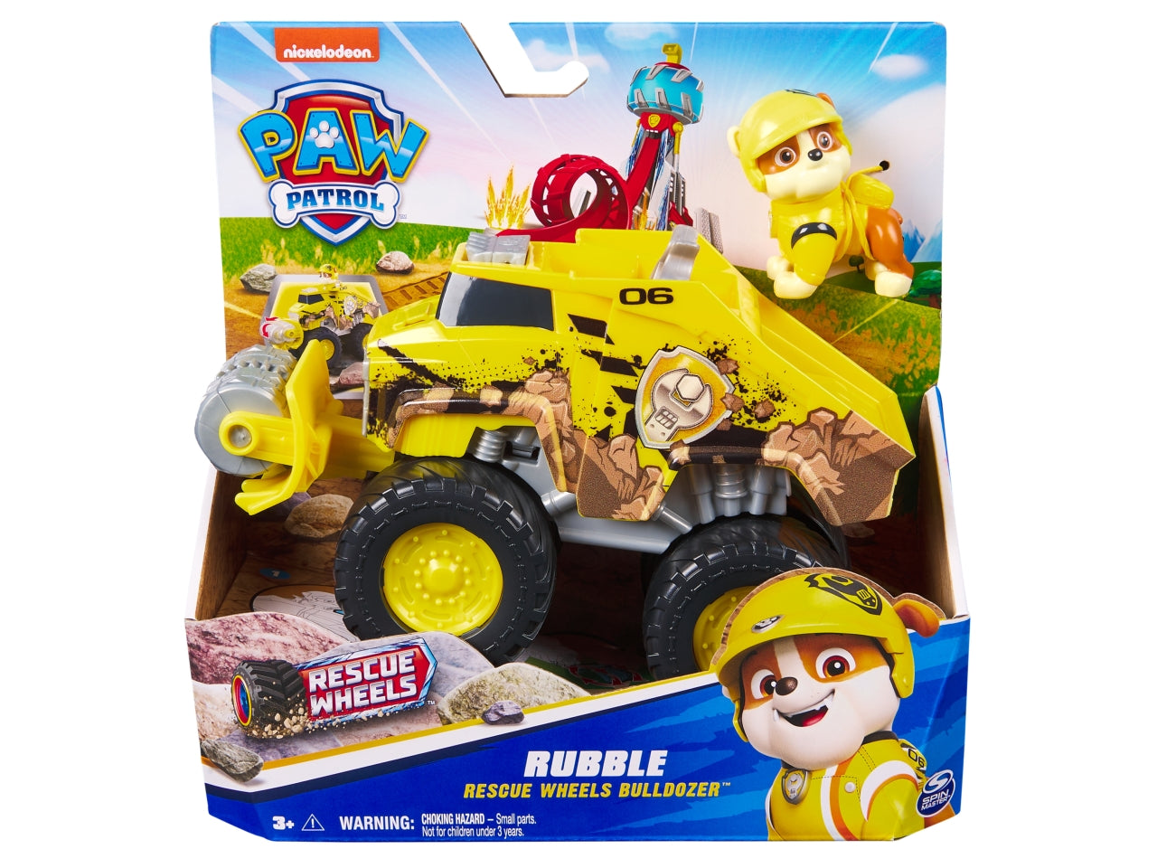 Paw patrol veicolo tematizzato rescue wheels rubble