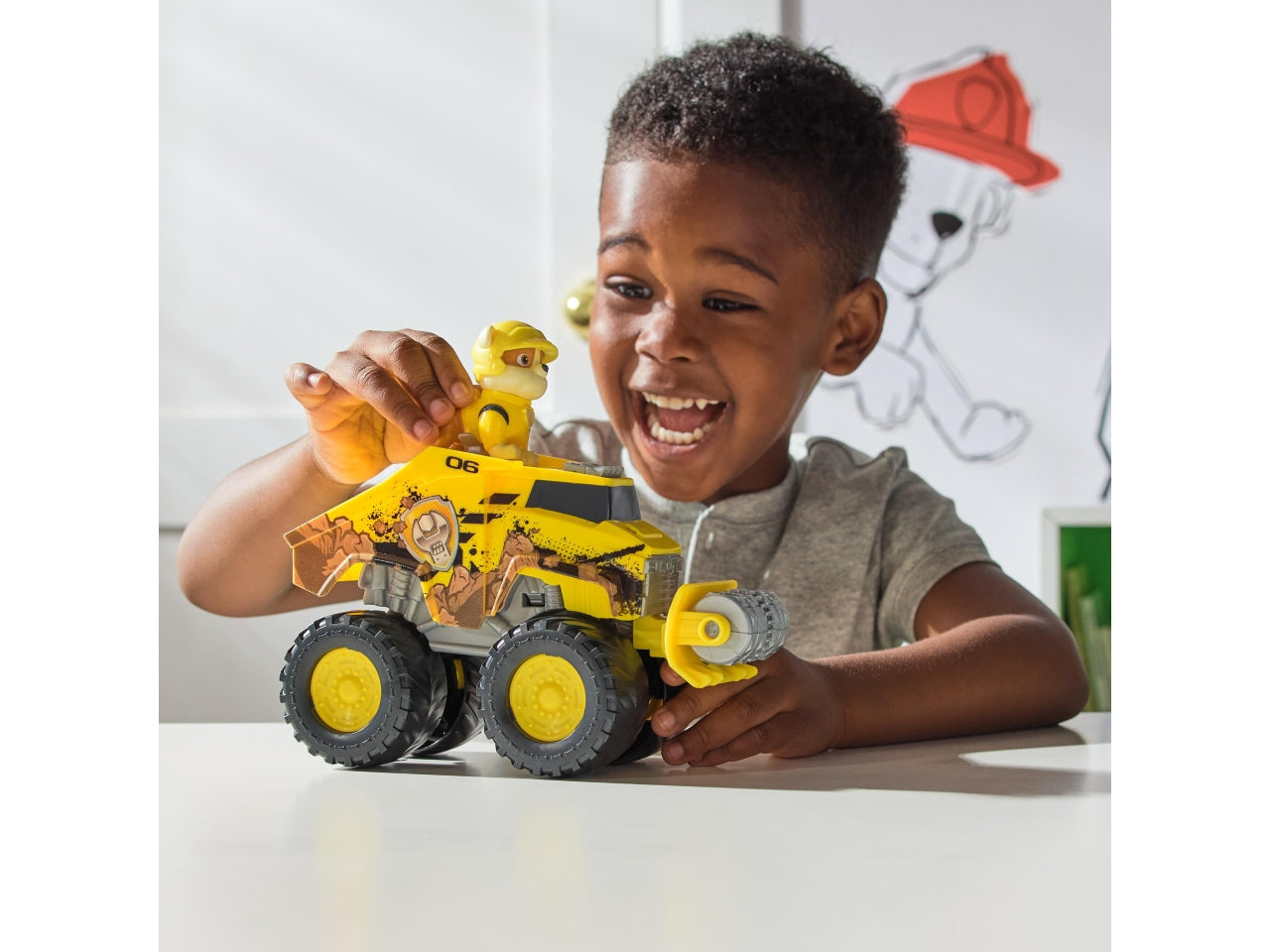 Paw patrol veicolo tematizzato rescue wheels rubble