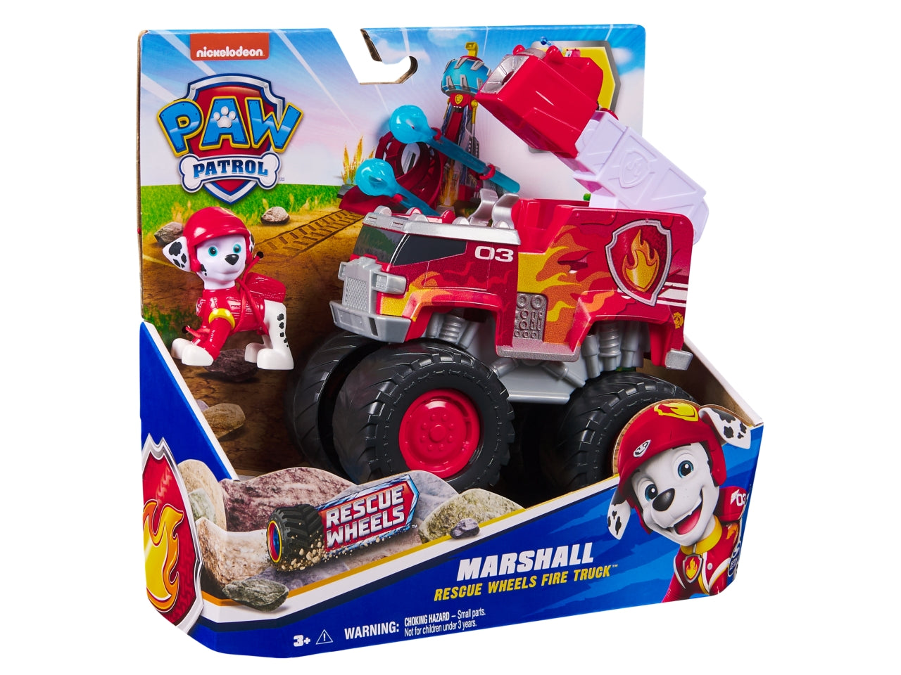 Paw patrol veicolo tematizzato rescue wheels marshall