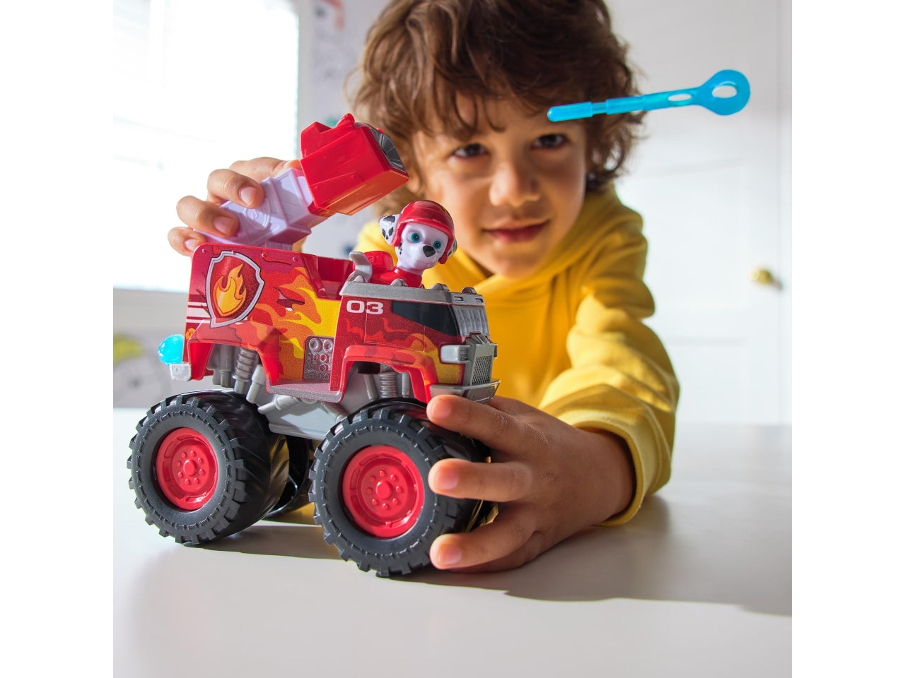 Paw patrol veicolo tematizzato rescue wheels marshall