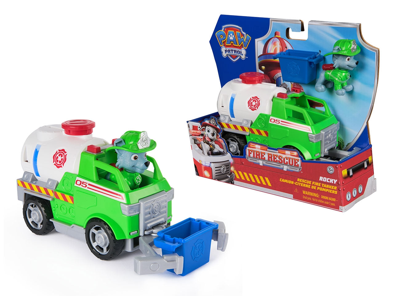 Paw patrol veicolo tematizzato fire rescue rocky