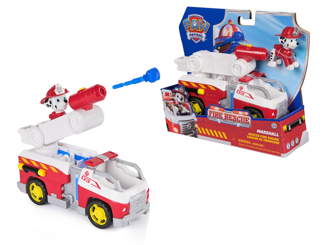 Paw patrol veicolo tematizzato fire rescue marshall