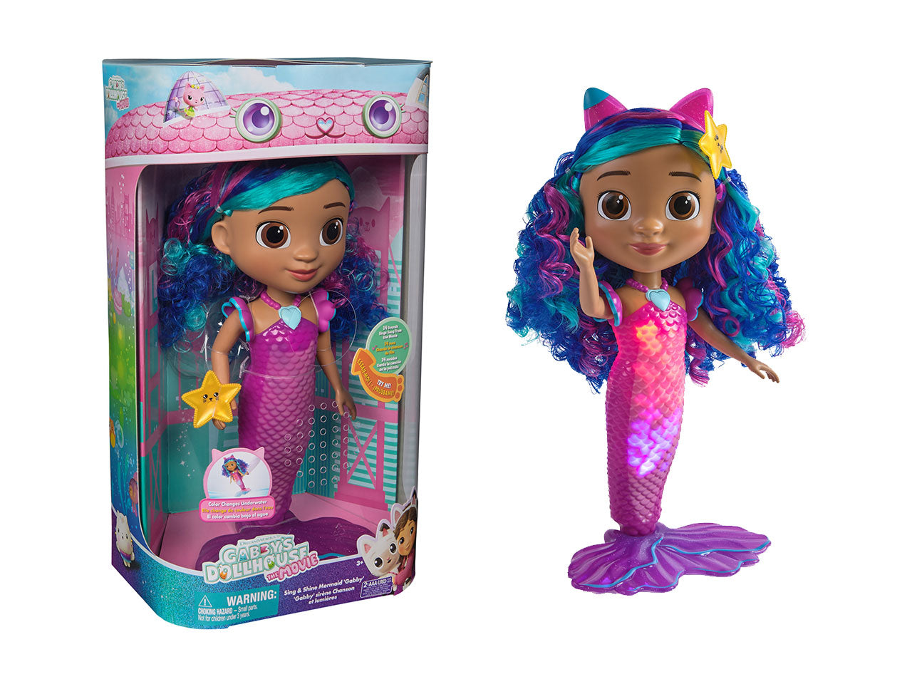 Gabby's Dollhouse movie sirena con funzioni