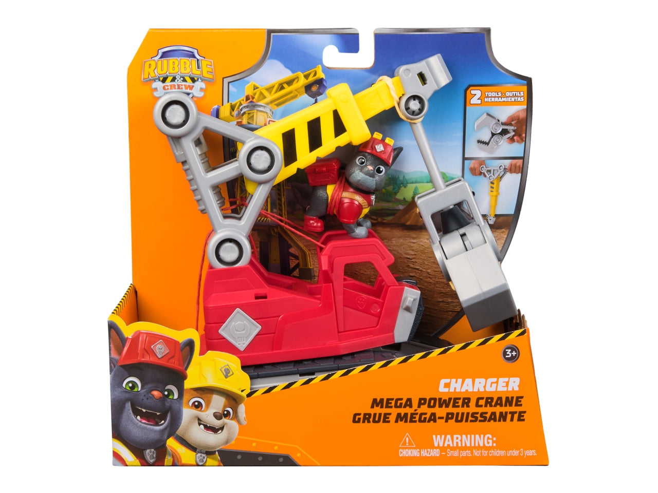 Rubble crew veicolo deluxe di charger con strumenti rimovibili