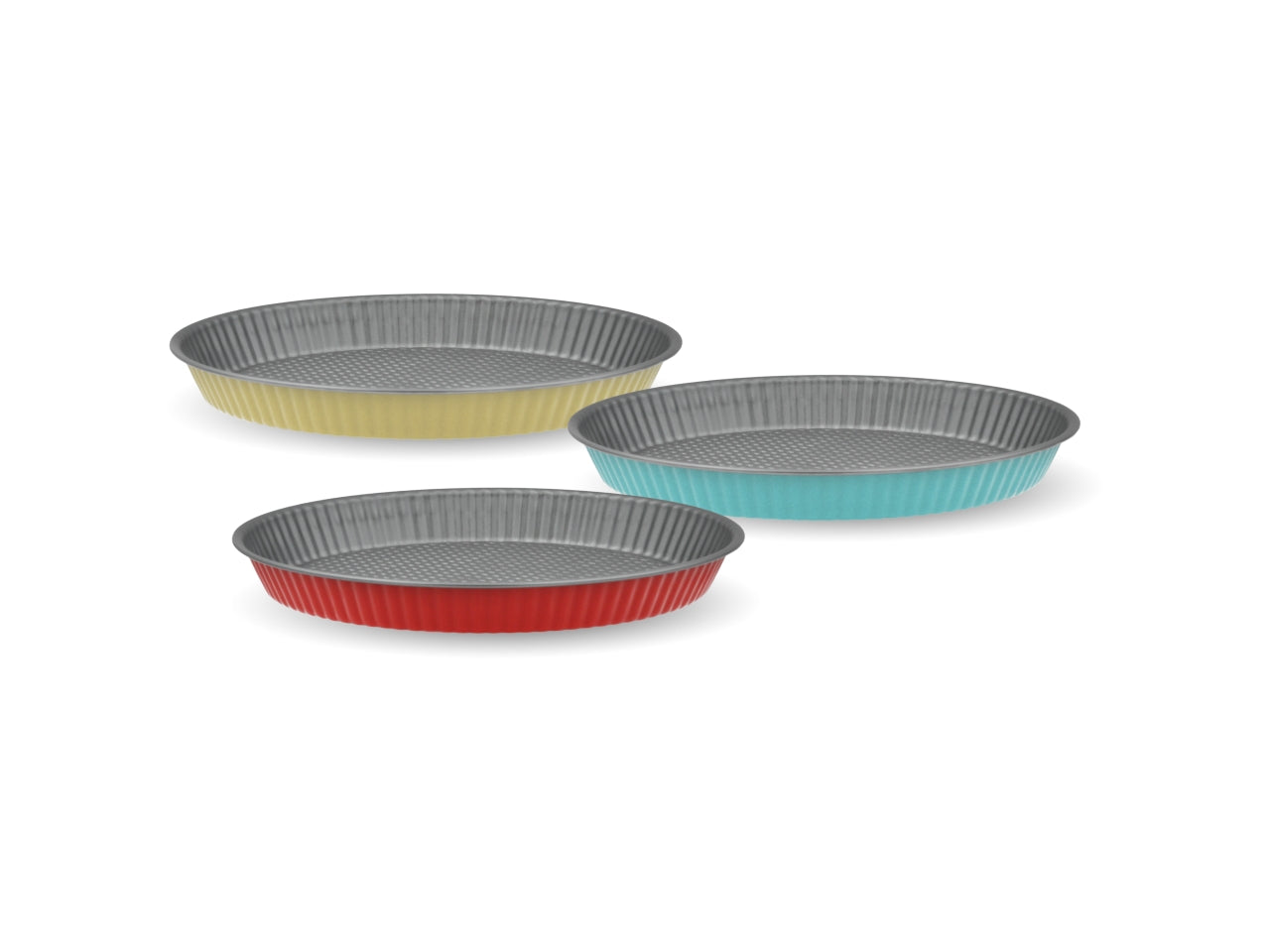 Accademia mugnano colors crostata 32cm 3 colori assortiti