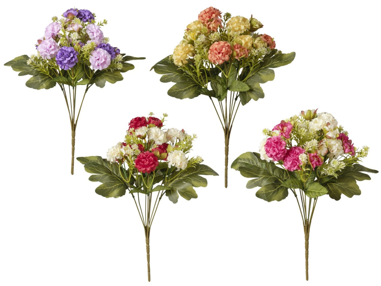 Mazzo zinniex 9 37cm 4 colori assortiti