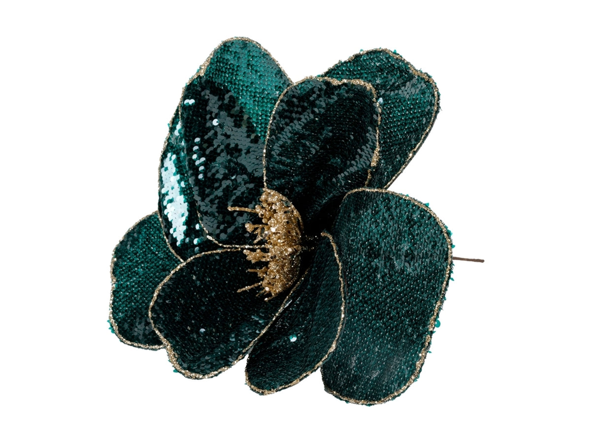 Magnolia paillettes d.30cm verde