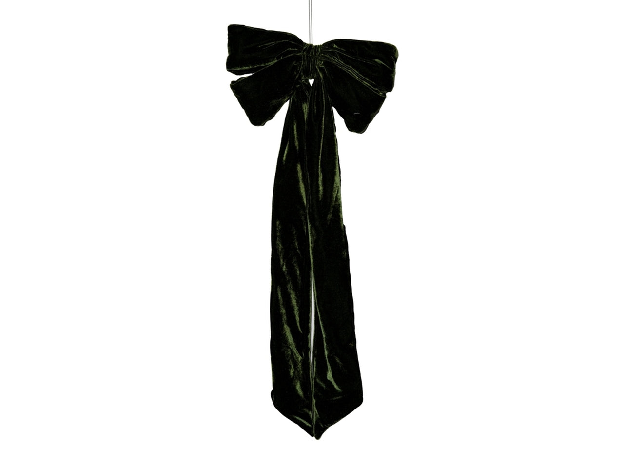 Fiocco in velluto 25x57cm verde