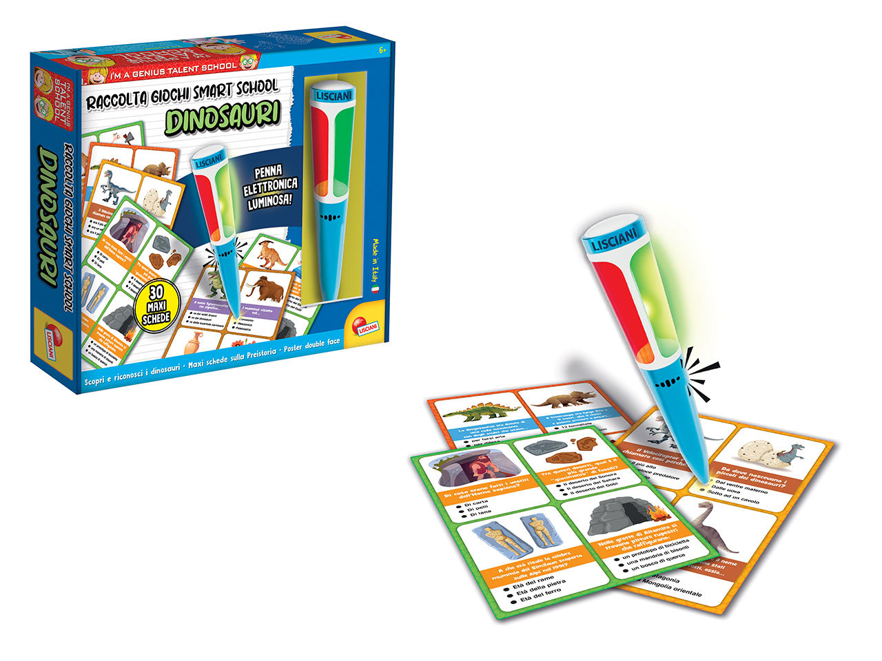 I'm a genius raccolta giochi smart school dinosauri