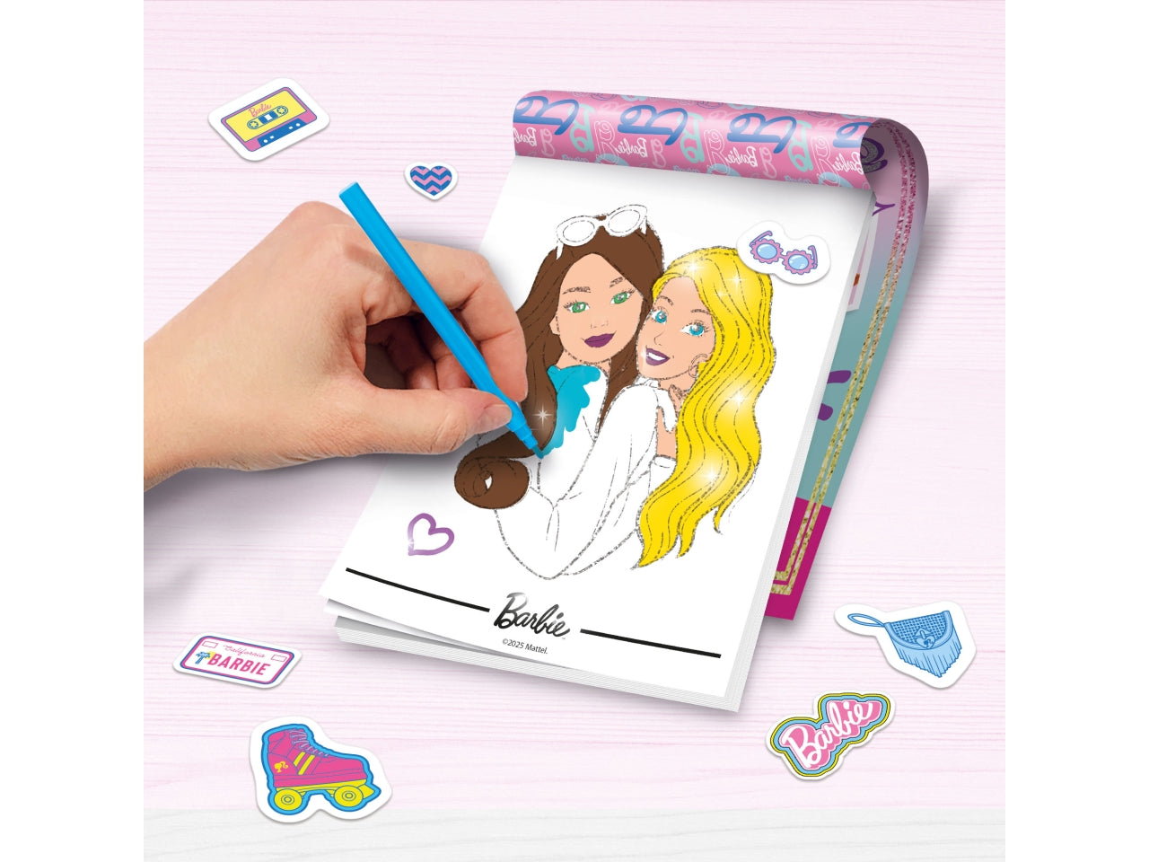 Hello kitty super stickers colouring in display 12
