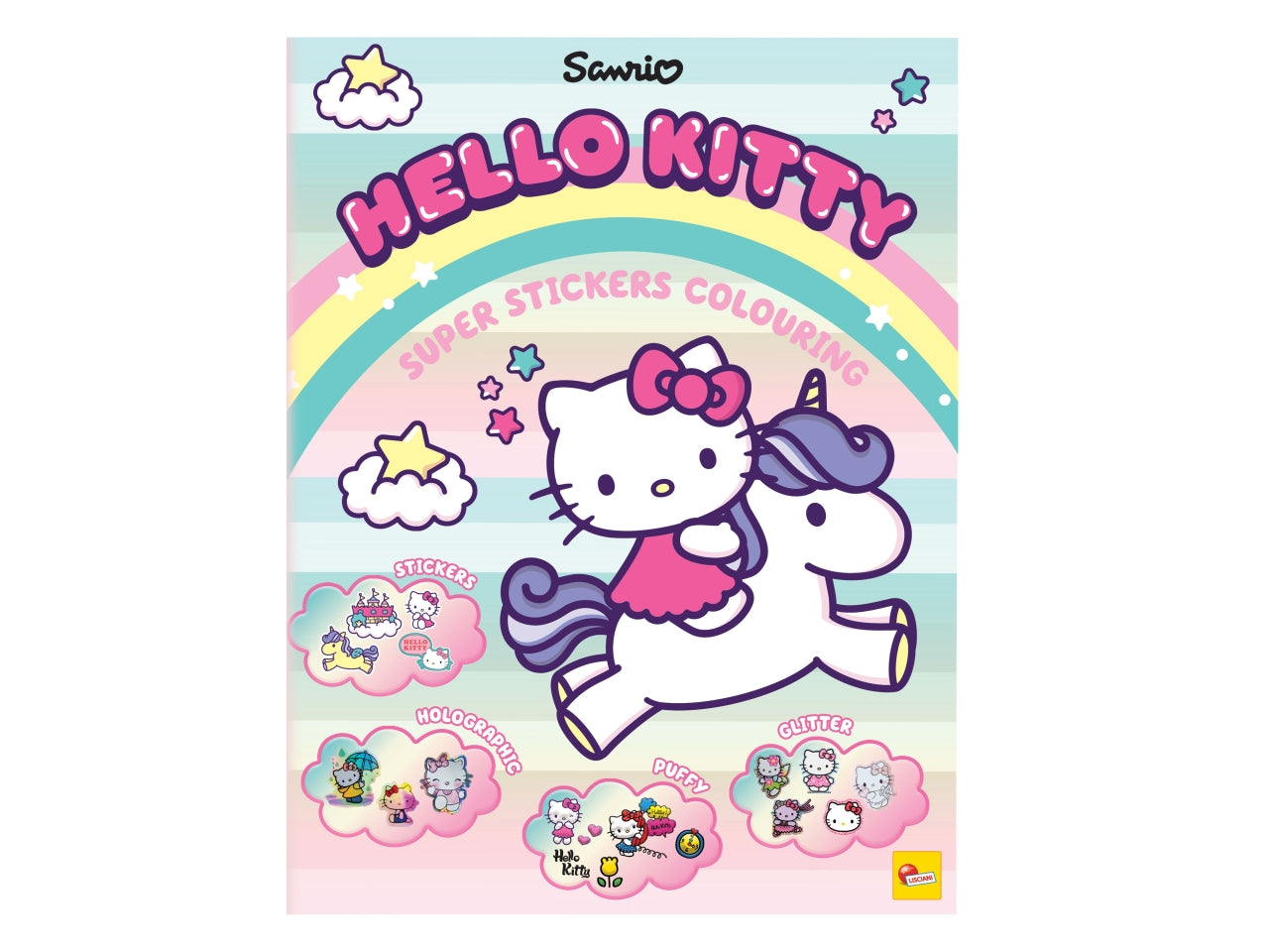 Hello kitty super stickers colouring in display 12