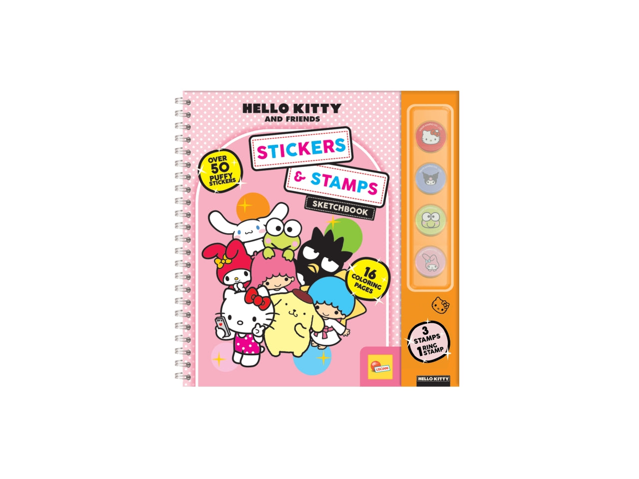 Hello kitty and friends stickers stamp in display 8