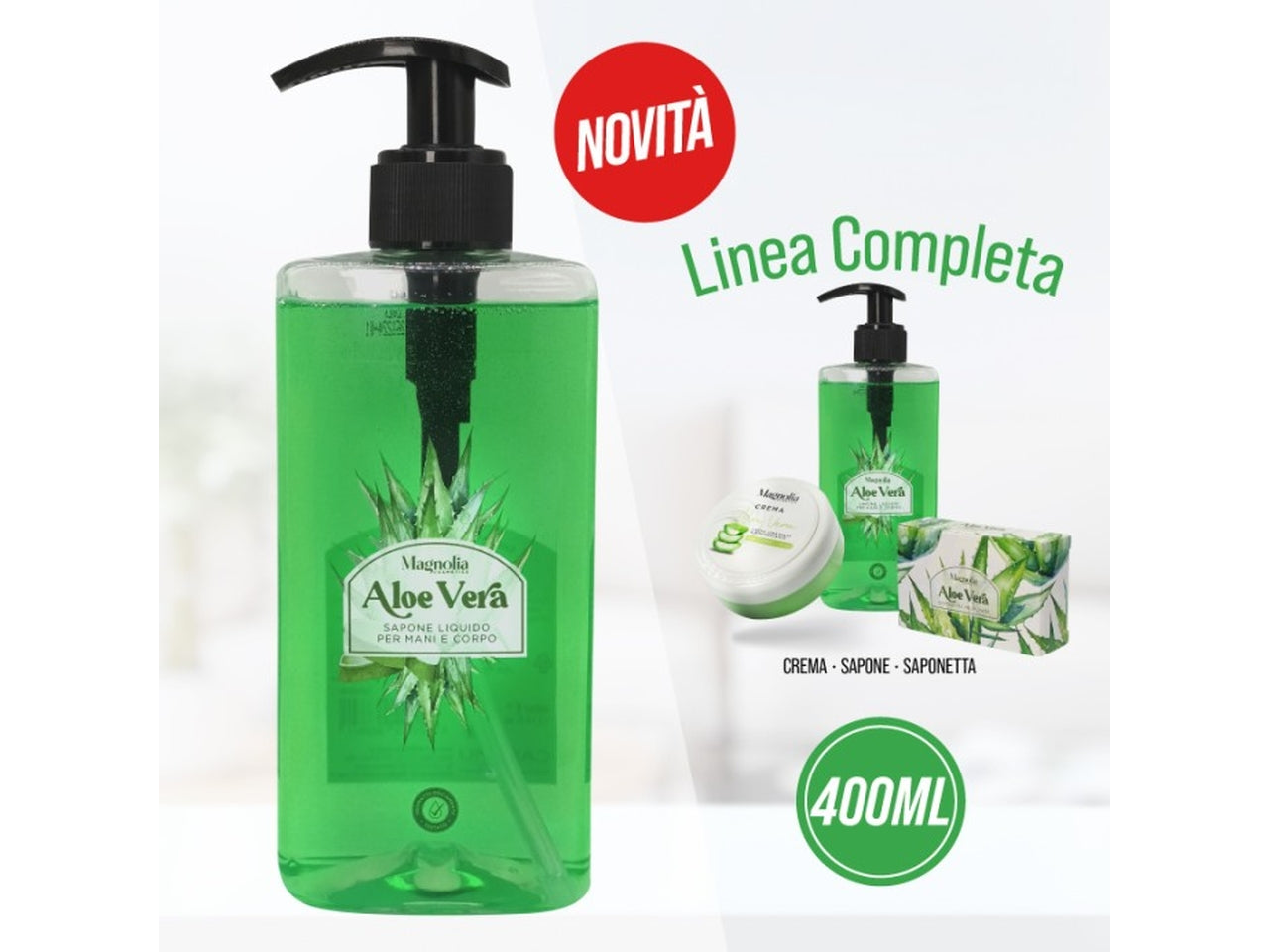 Magnolia sapone liquido aloe vera 400ml