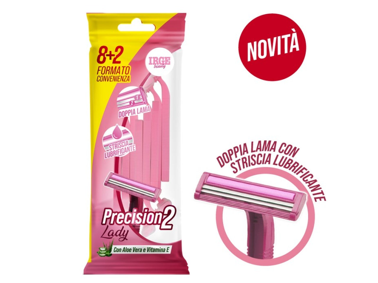 Rasoio donna 2 lame 10 rasoi