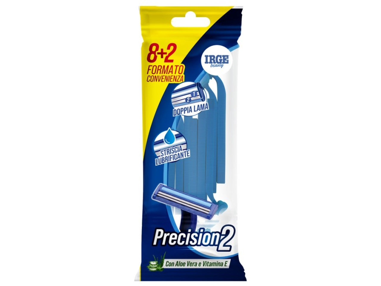Rasoio uomo 2 lame 10 rasoi