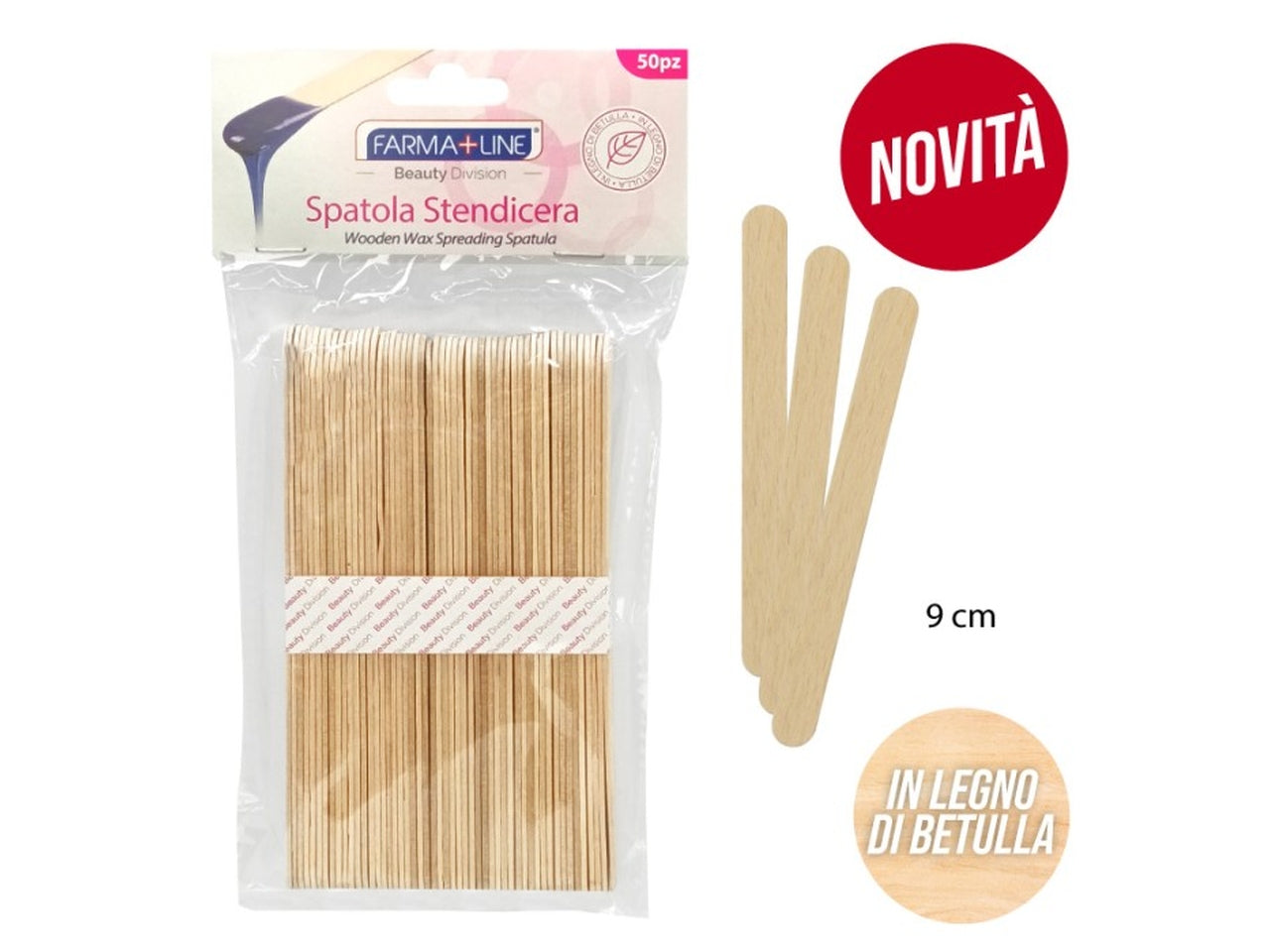 Spatola spandicera set da 50 spatole