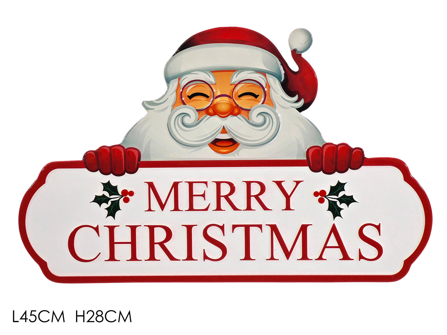 Decorazione merry christmas 45xh.28cm