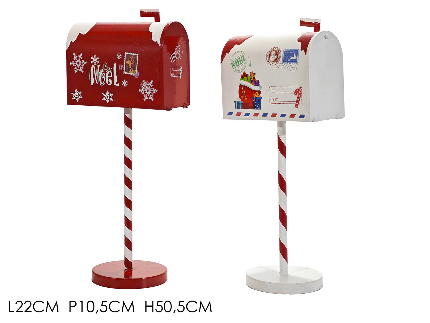 Cassetta postale 50,5cm rosso in 2 assortimenti