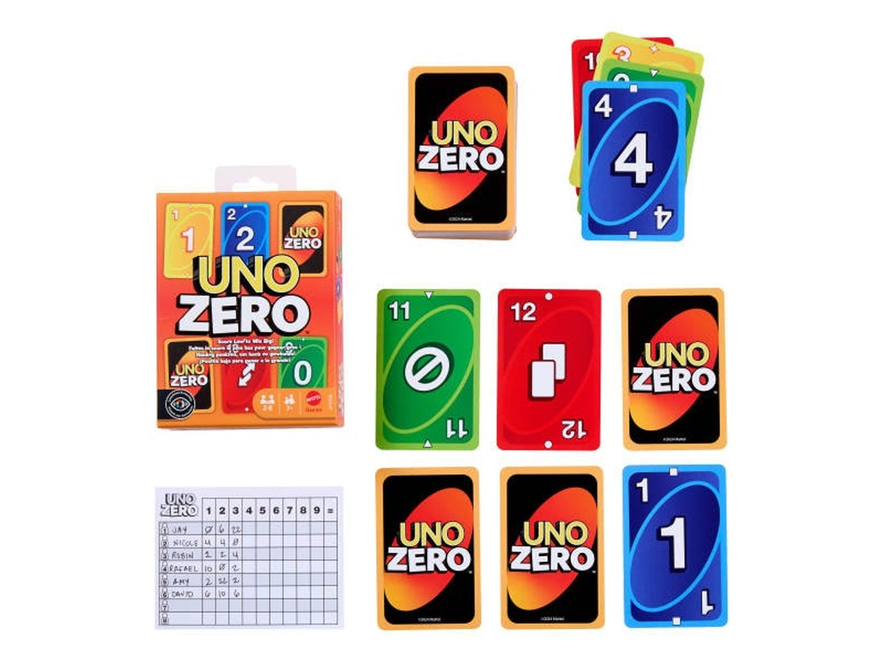 Uno zero card games