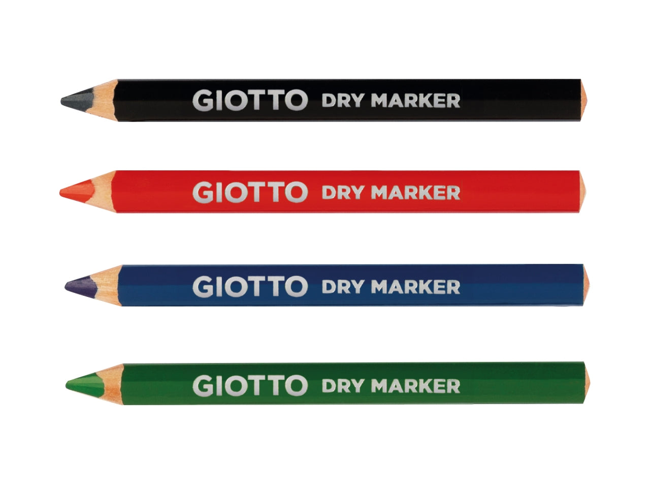 Matite colorate dry marker per lavagne confezione da 4 pezzi